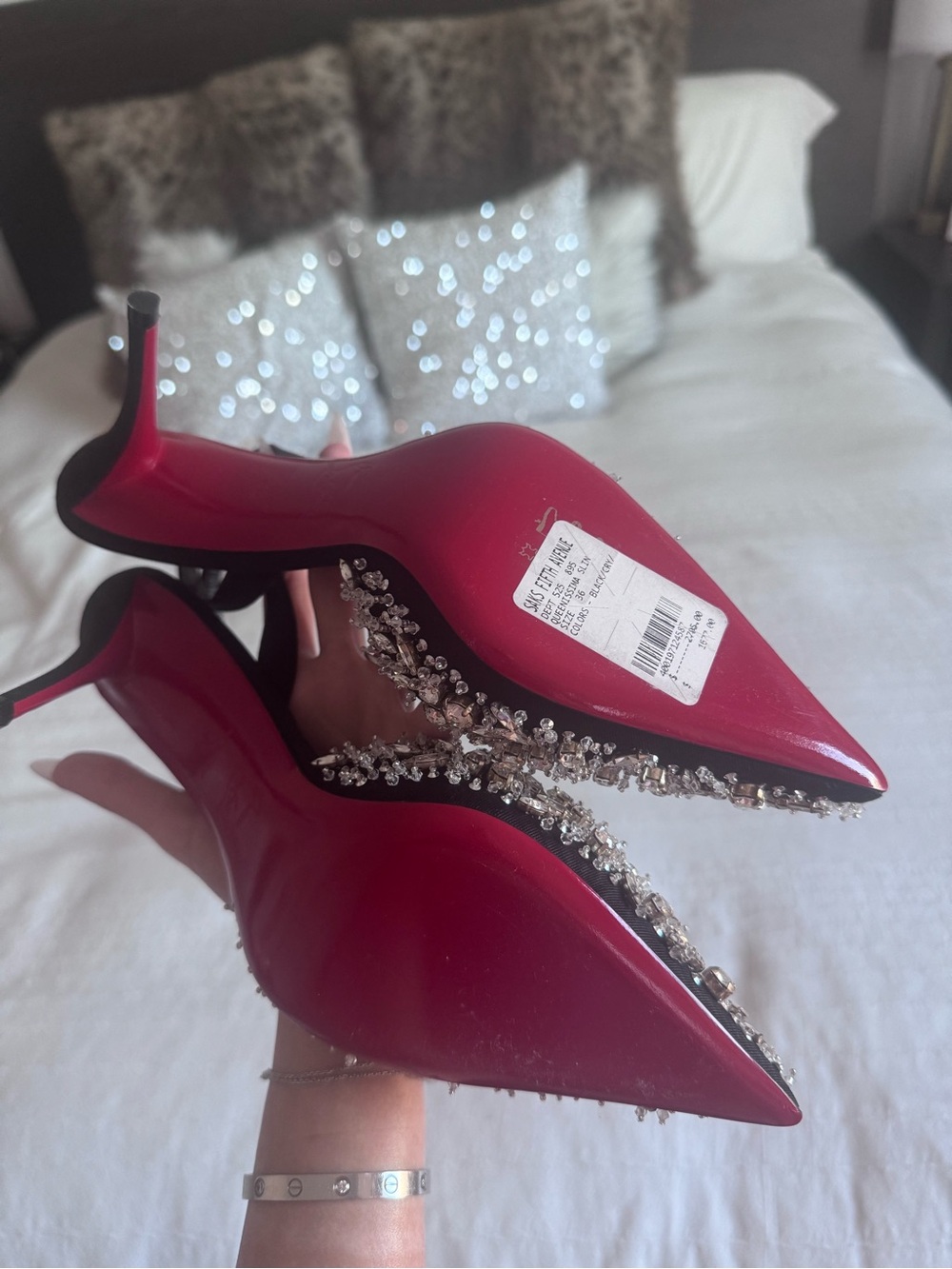 Christian Louboutin QUEENISSIMA SLING 80 - Picture 4 of 6